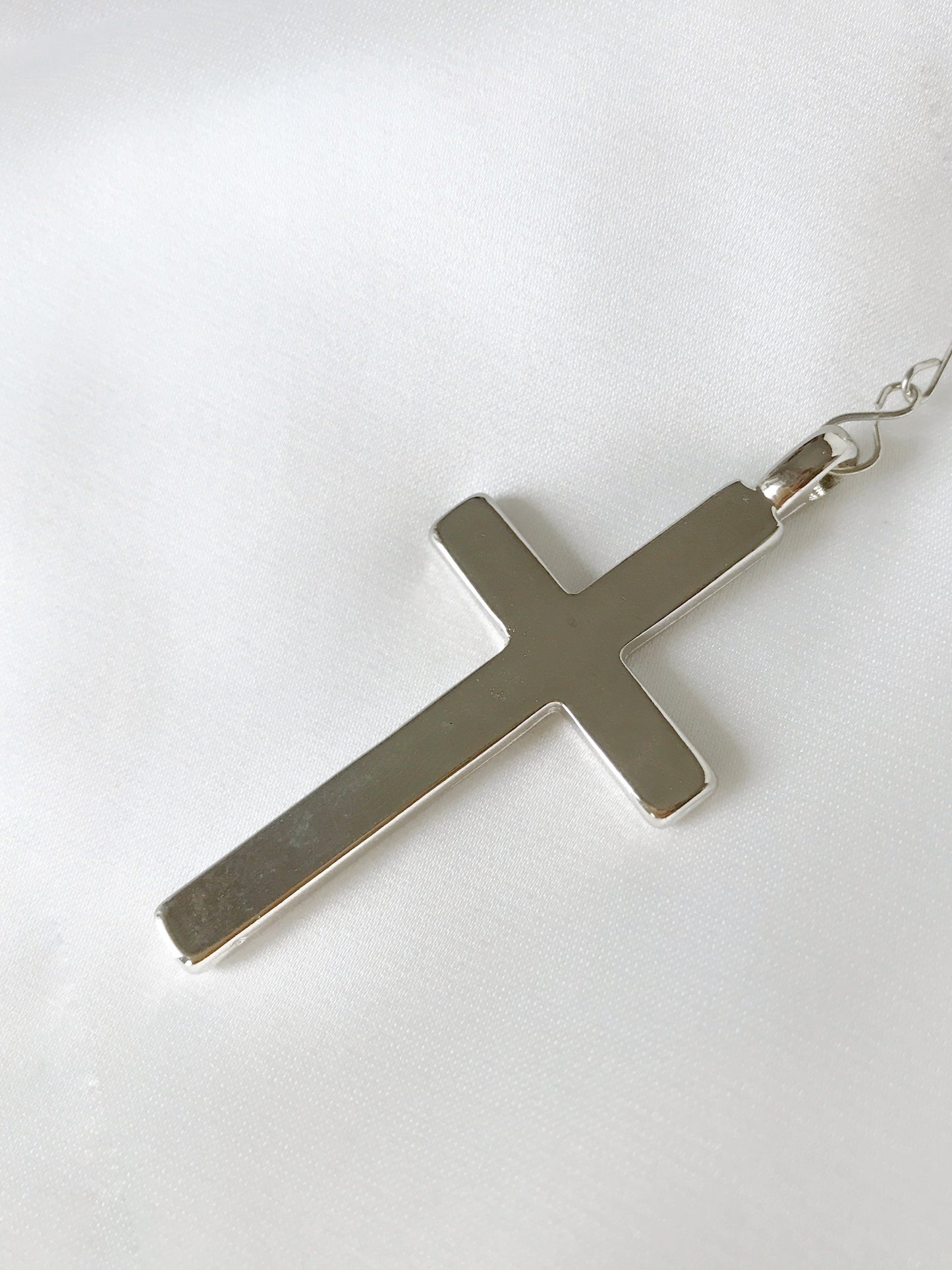 Rosario plata & perlas