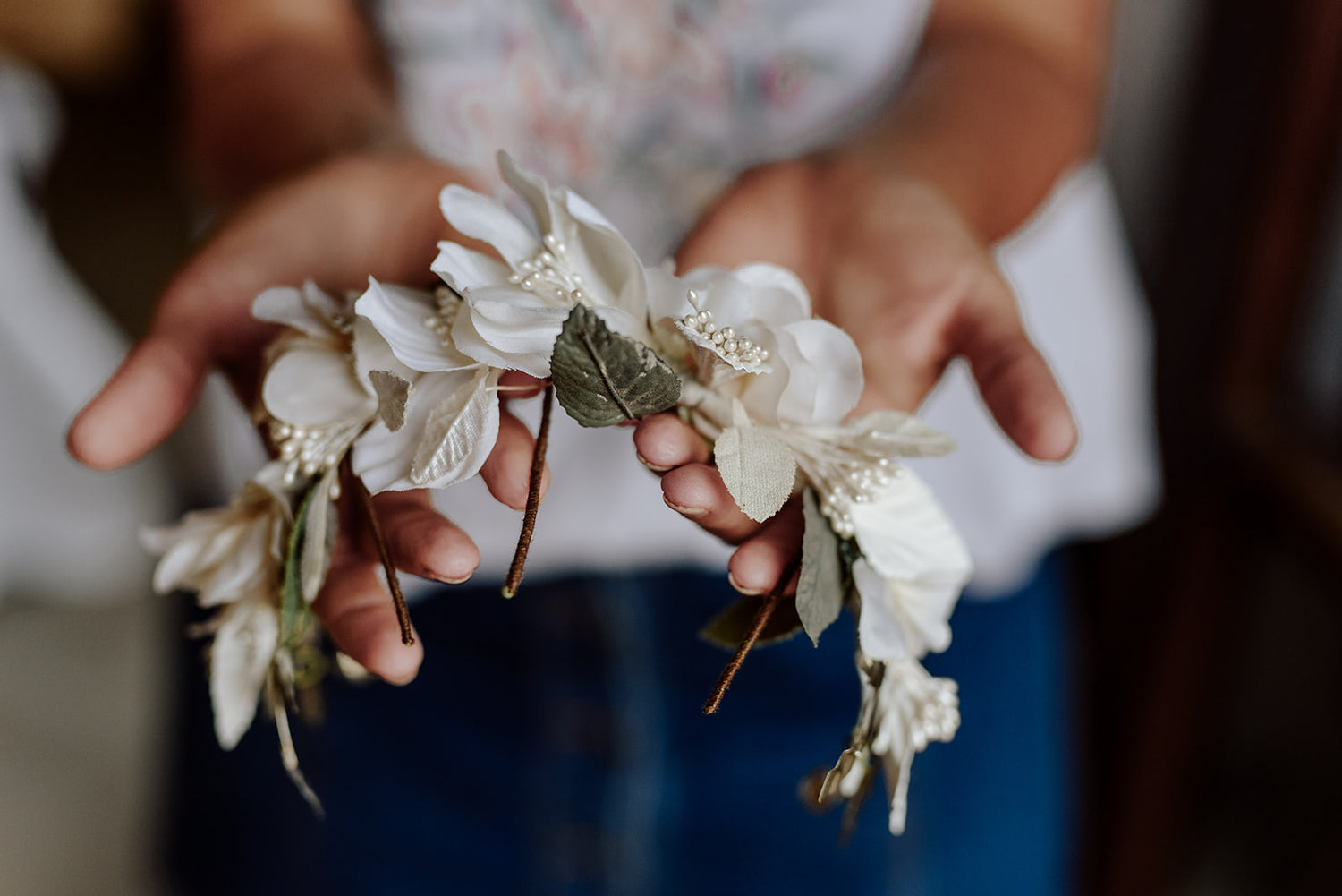 tocado de flores, tocados a medida