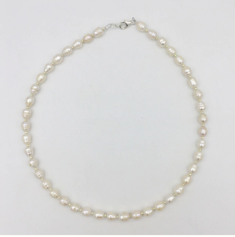 Gargantilla perlas de río